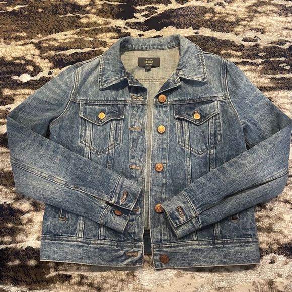 NWOT - Jcrew Indigo Denim Jacket - Size XS - Picture 1 of 12